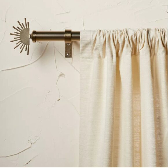 Sold Out Sunrise Curtain Rod Brass Opalhouse designed with Jungalow 36"-66" NWT - Picture 2 of 4